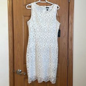 White lace dress